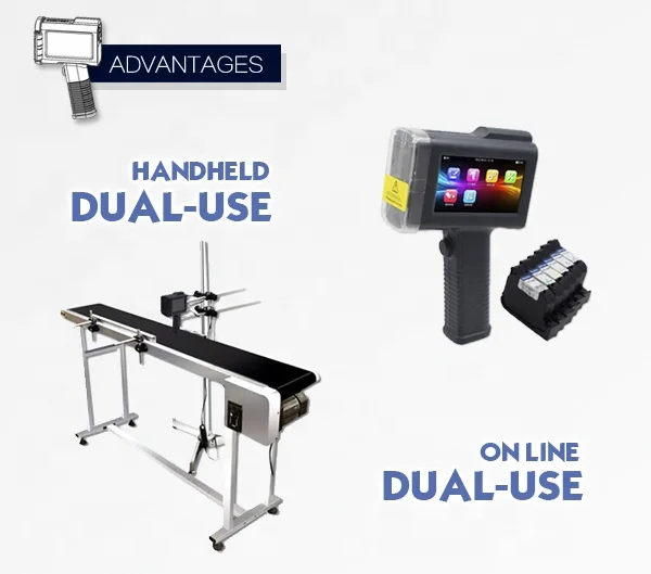 U2 Handheld Electric Inkjet Printer Automatic Easy-to-Operate Coding Machine for Paper Cartons Bags Outer Boxes Bottles 3