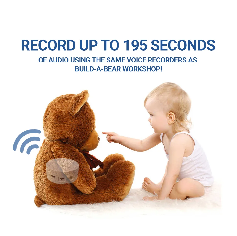 300S Recording Time  Recordable Sound Voice Music Chip Recorder Box Module Button for Plush Toy ,stuffed Animals