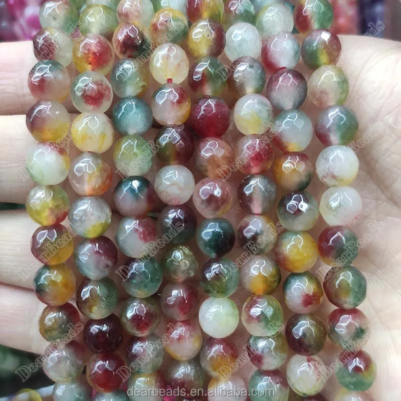 Faceted Green Jade Rondelle Beads, Wholesale Stone Beads - Dearbeads