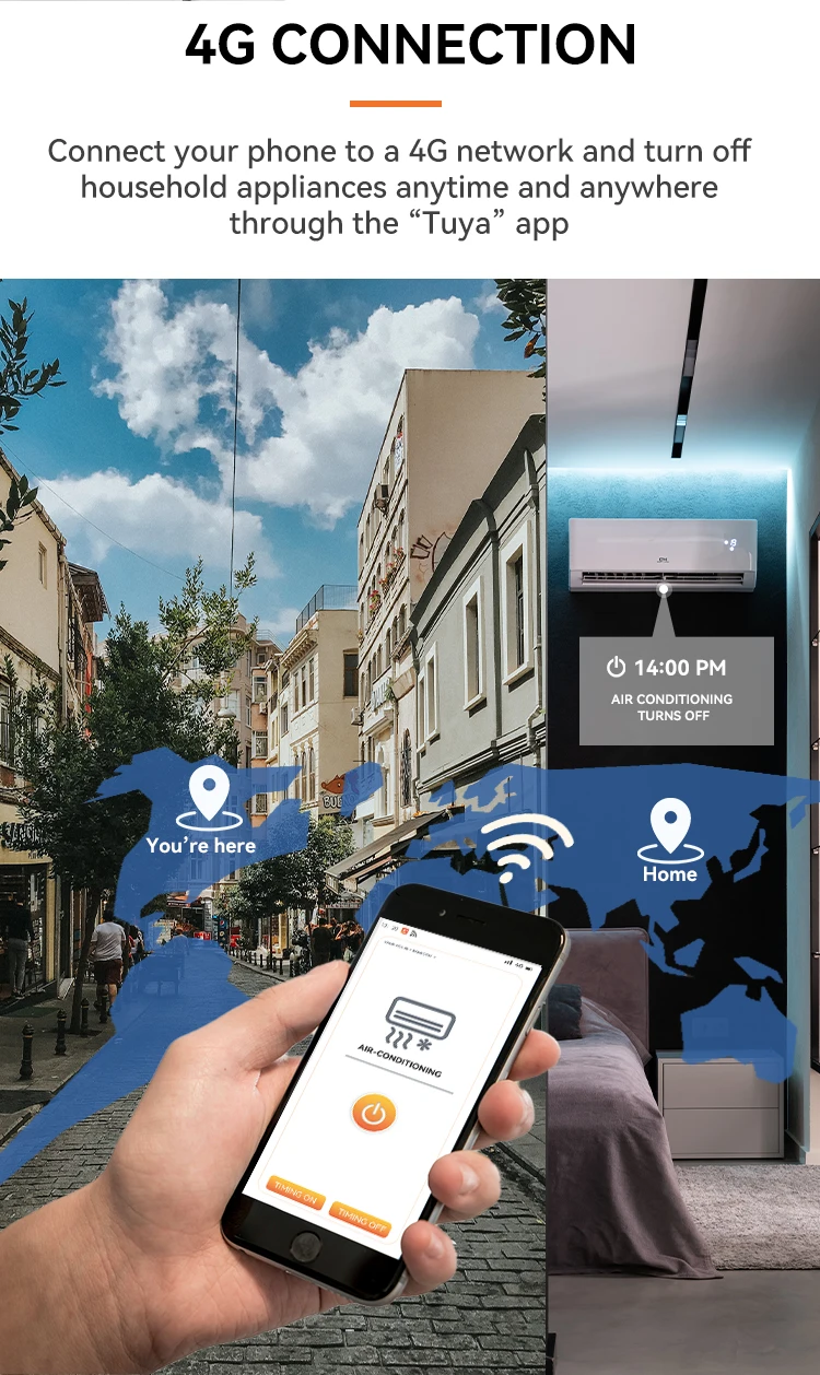 Etek Smart Home Breaker Ekl563sm Mcb Wifi Breakers 2 Pole 25a With