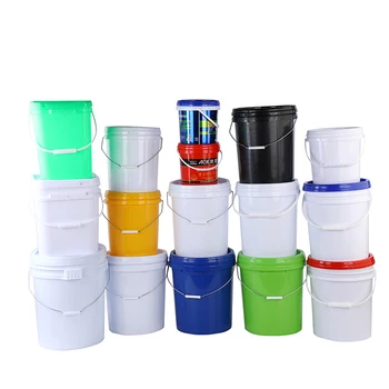 Food Grade 1l 2.5l 2l 3l 4l 5l 10l 18l 20l 5 Gallon Plastic Buckets ...