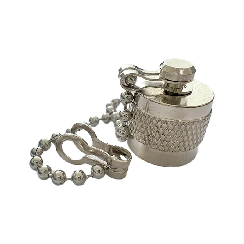 product tnc male dust cap internal thread tnc dust cap with chain-0