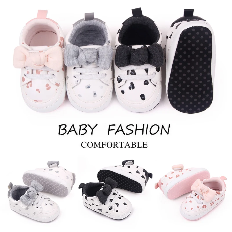 Hook&loop Soft PU Leather Baby Toddler Girl Shoes 2023 factory