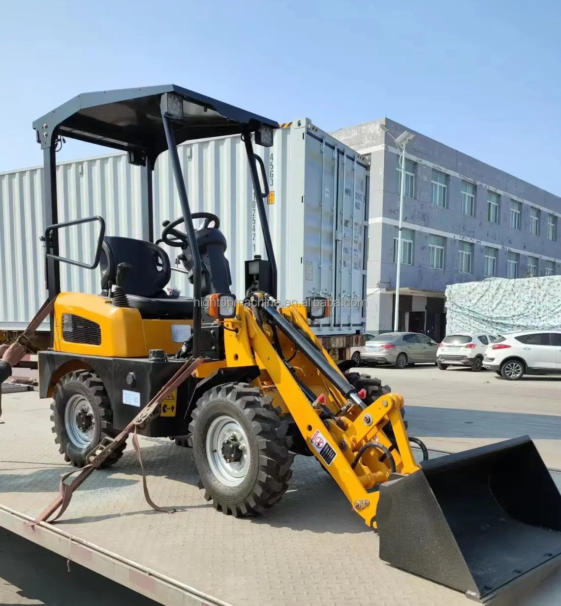 HIGHTOP Mini Wheel Loader Compact Bucket Wheel Loaders Telescopic ...