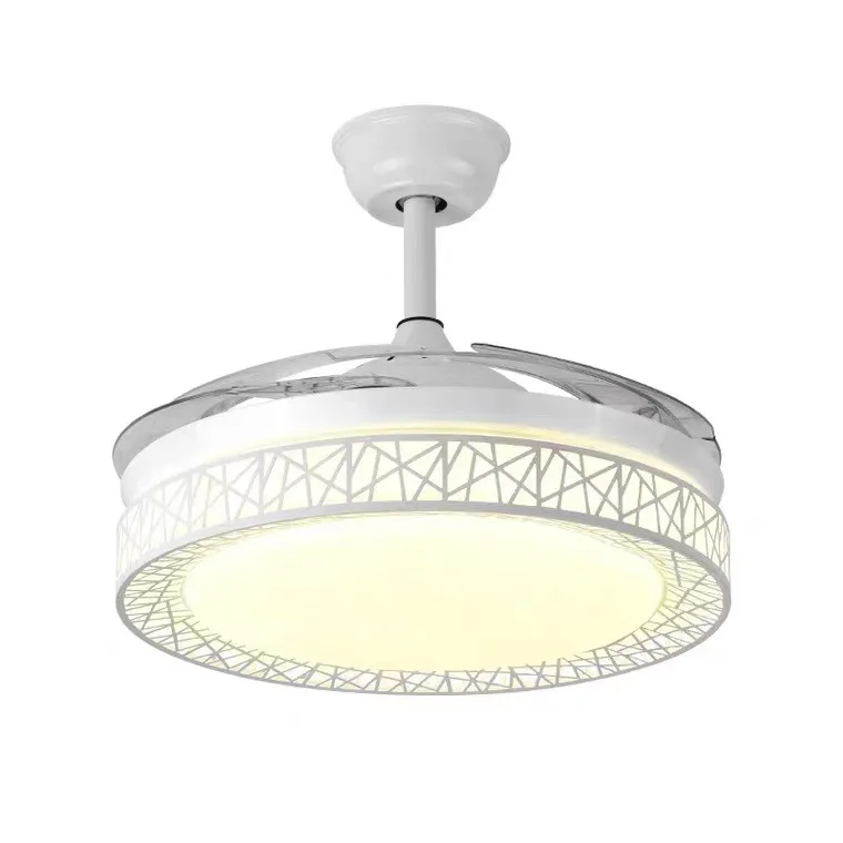 Modern ceiling fan light surface mounted led fan light with remote 42inch