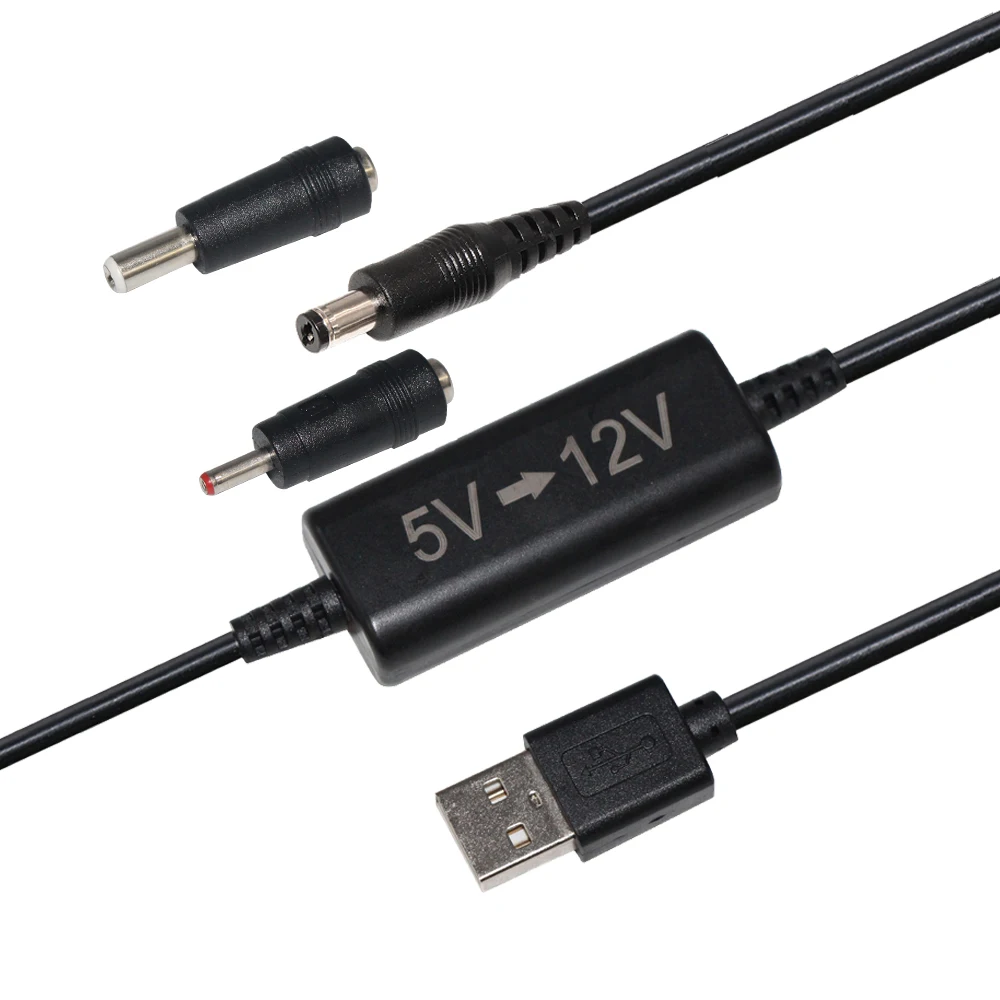 5V To 12v Step Up Av Usb To Dc Plug Module Dc Converter Cable 9