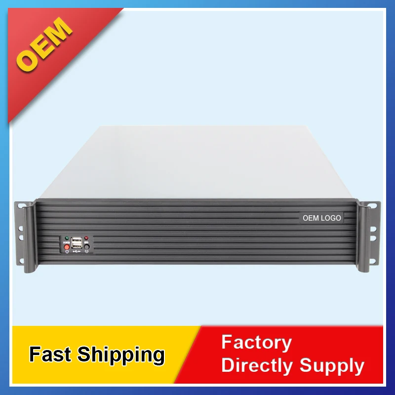 Huge PC Cases Custom 2U 9HDD Bays Industrial ATX Rack