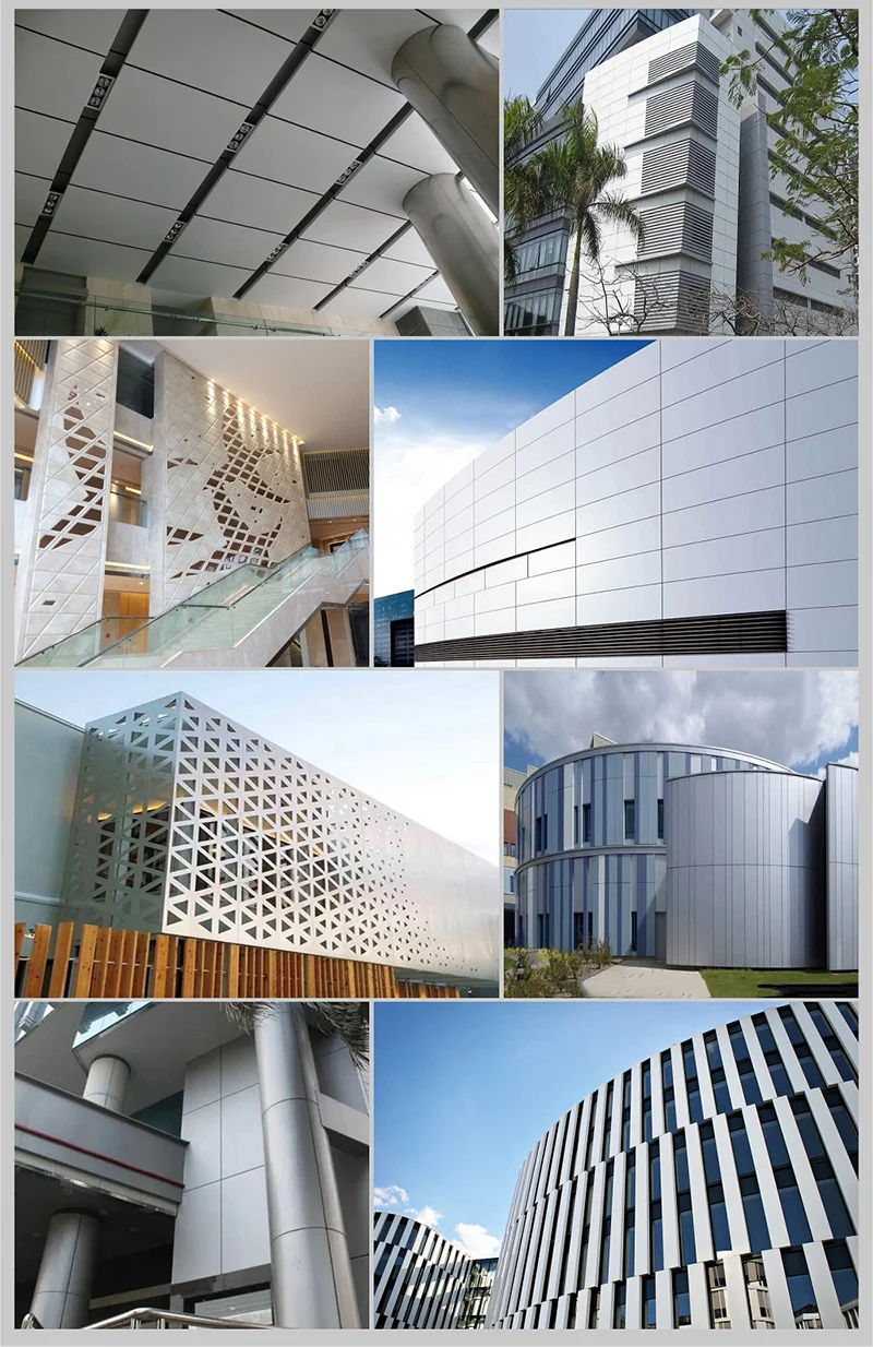 perforated panels aluminum board Stone Look Aluminum Veneer