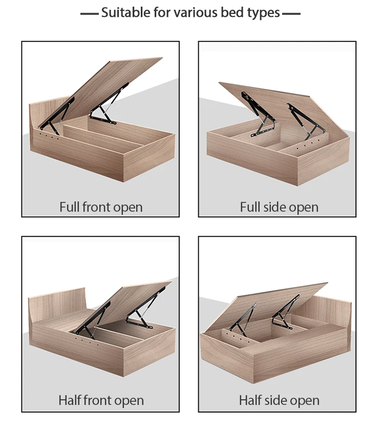 Furniture Fitting Gas Cylinders Lift Hydraulic Murphy Bed Lift Folding