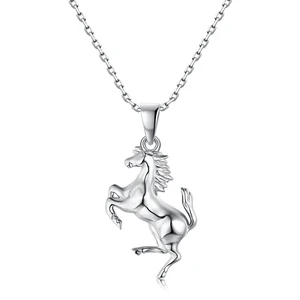Keiyue Custom Hip Hop Jewelry Pendant High Quality 925 Silver Cool Horse Design for Men Romantic Wedding Gift