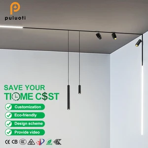 2026 WiFi Remote Control COB LED Track Light Modern Magnetic Lights for Commercial Shopping Mall Office Showroom Aluminum 24V