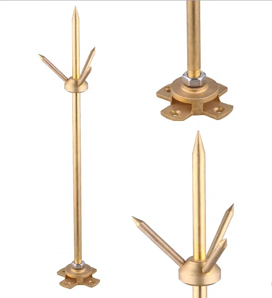 REFINE 20 Years Factory Directly Selling Lightning Rod Customizable Design Lightning Protection Air Terminal Thunder Arrester