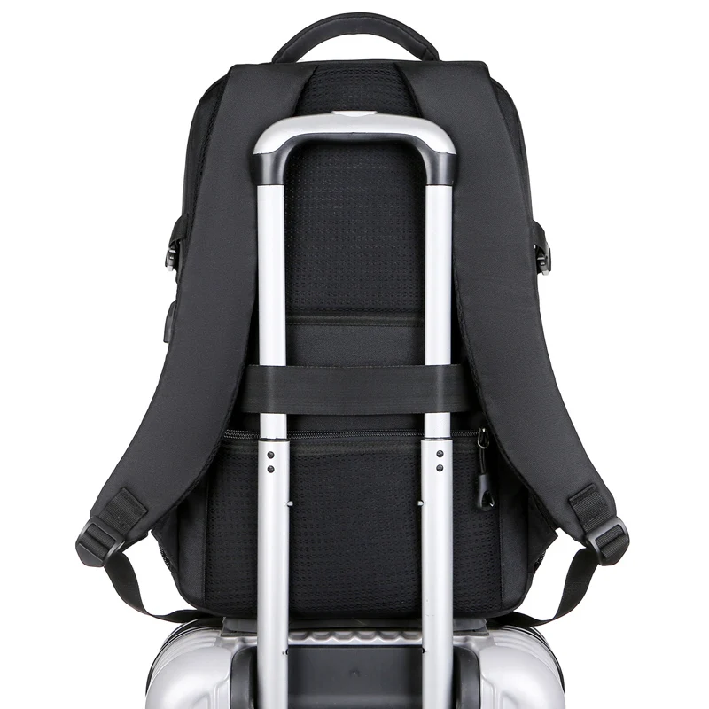 Remoid Factory 15.6 Inch Custom Logo Waterproof Oxford Pu Material Business Men Day Pack Bag Travel Laptop Backpack