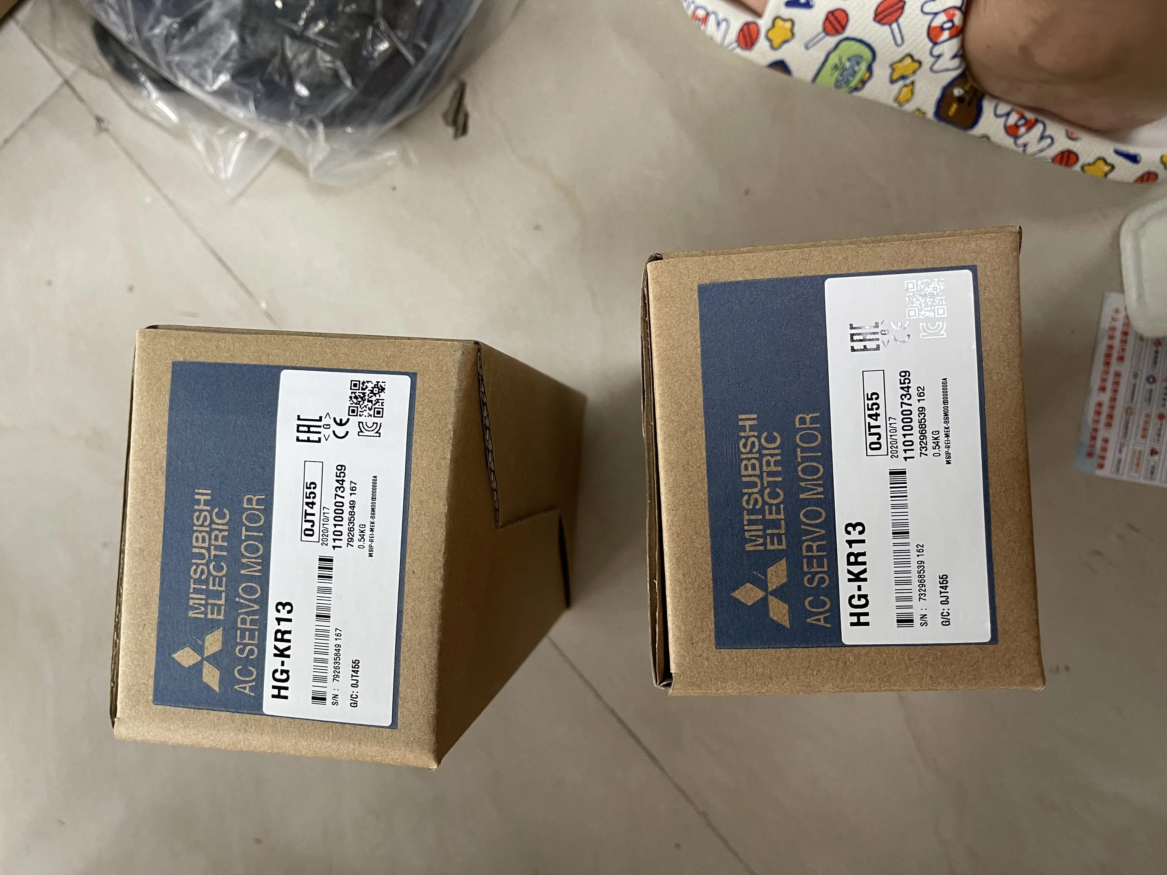 Mitsubishi AC Servo Motor HG-KR13