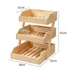 Three-tier Lishui basket storage rack