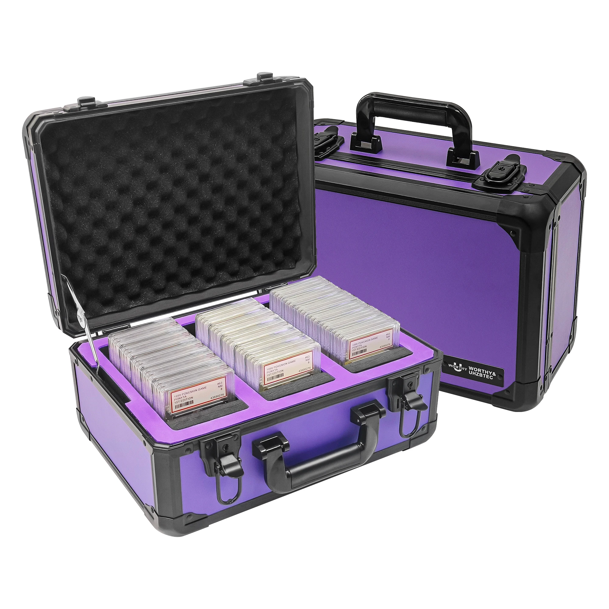 Durable Sports Storage Box with Top Loaders Graded Trading Card Case for Baseball Football TCG Cards OEM Customizable Durable Sports Storage Box with Top Loaders Graded Trading Card Case for Baseball Football TCG Cards OEM Customizable