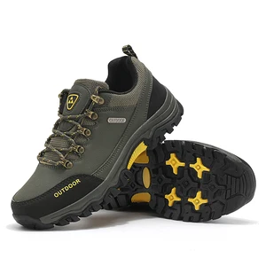 Wholesale Male Mountain Climbing Shoes Waterproof Anti-slip Trekking Sneakers Outdoor Ankle Men Hiking Shoes