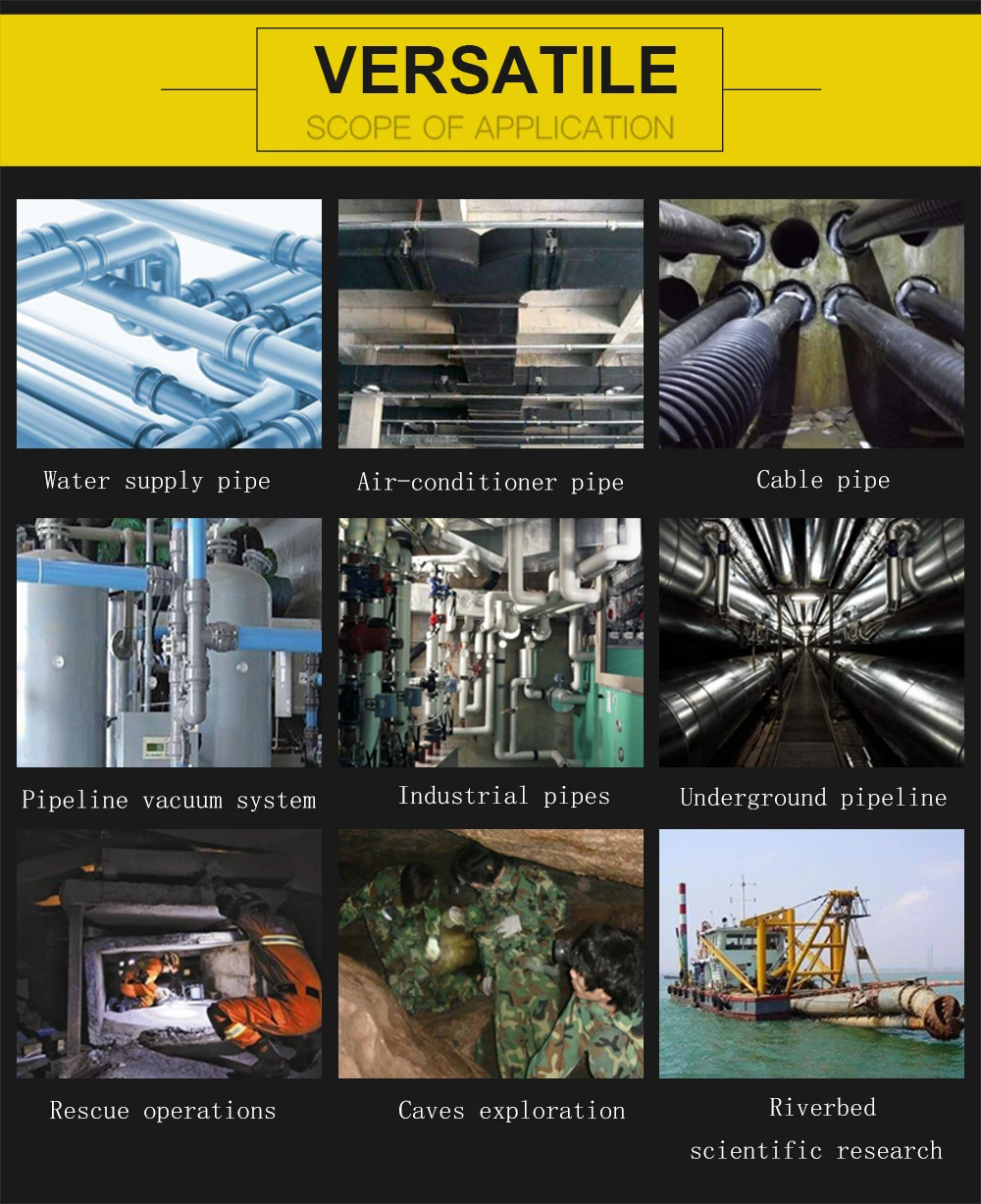 Drain Pipe Inspection Camera 9inch HD1080P Screen 17mm Sewer Camera from China Manufactory