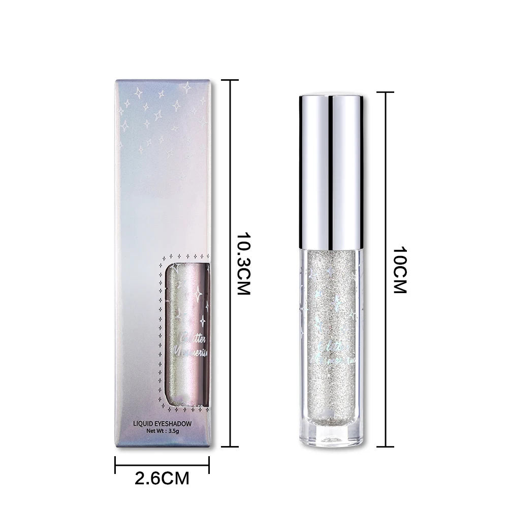 Holographic Metallic Duochrome Eye Shadow Glow Glitter Shiny Eyeshadow Pigment Waterproof Liquid