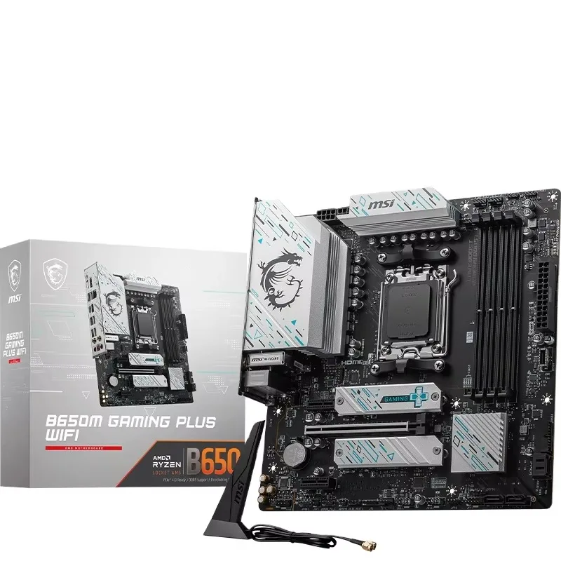 MSI B650 Gaming and WiFi Motherboard with DDR5 AM5 RAM and 258GB AMD Ryzen 7000/8000 Memory Capacity (Maximum 256GB)