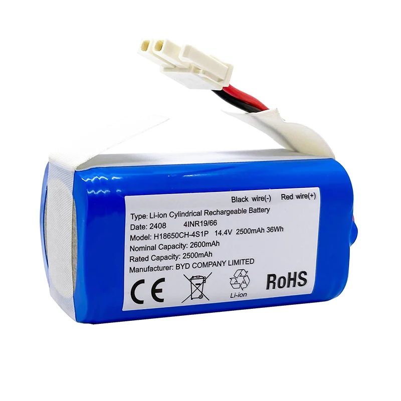 Velkoobchodní lithiový polymerový akumulátor pro robotické vysavače s kapacitou 3200 mAh a napětím 14,8 V, náhradní baterie pro modely ILIFE A4, A4s, A6, A7, A8, A9, V7, V7S.