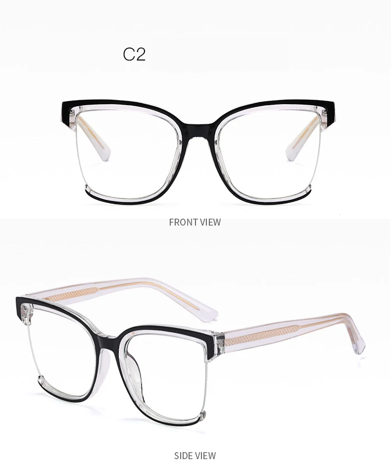 92038 New Retro Tr90 Frame Eyeglasses Women Anti Blue Light Optical Frame Fashion Blue Light