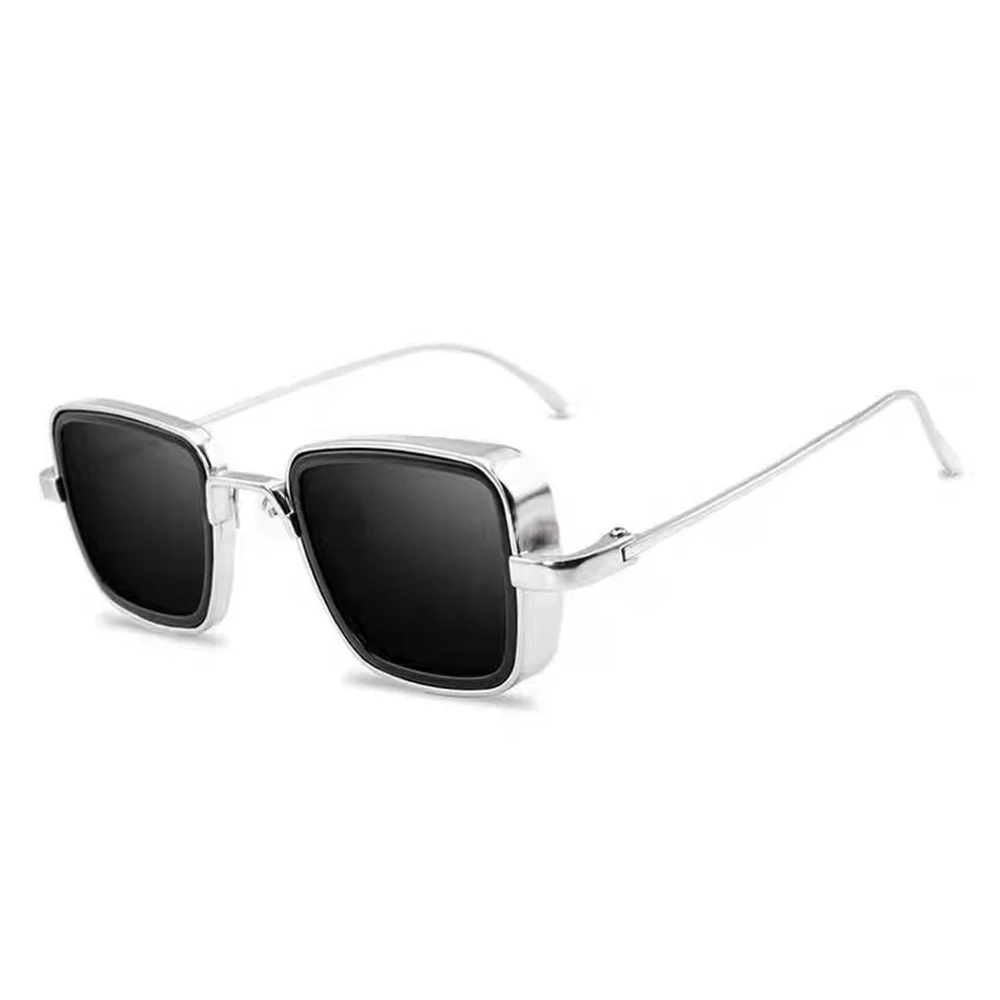 58157 Men Designer Fashion Uv 400 Ce Metal Luxury Retro Oversized square Sunglasses