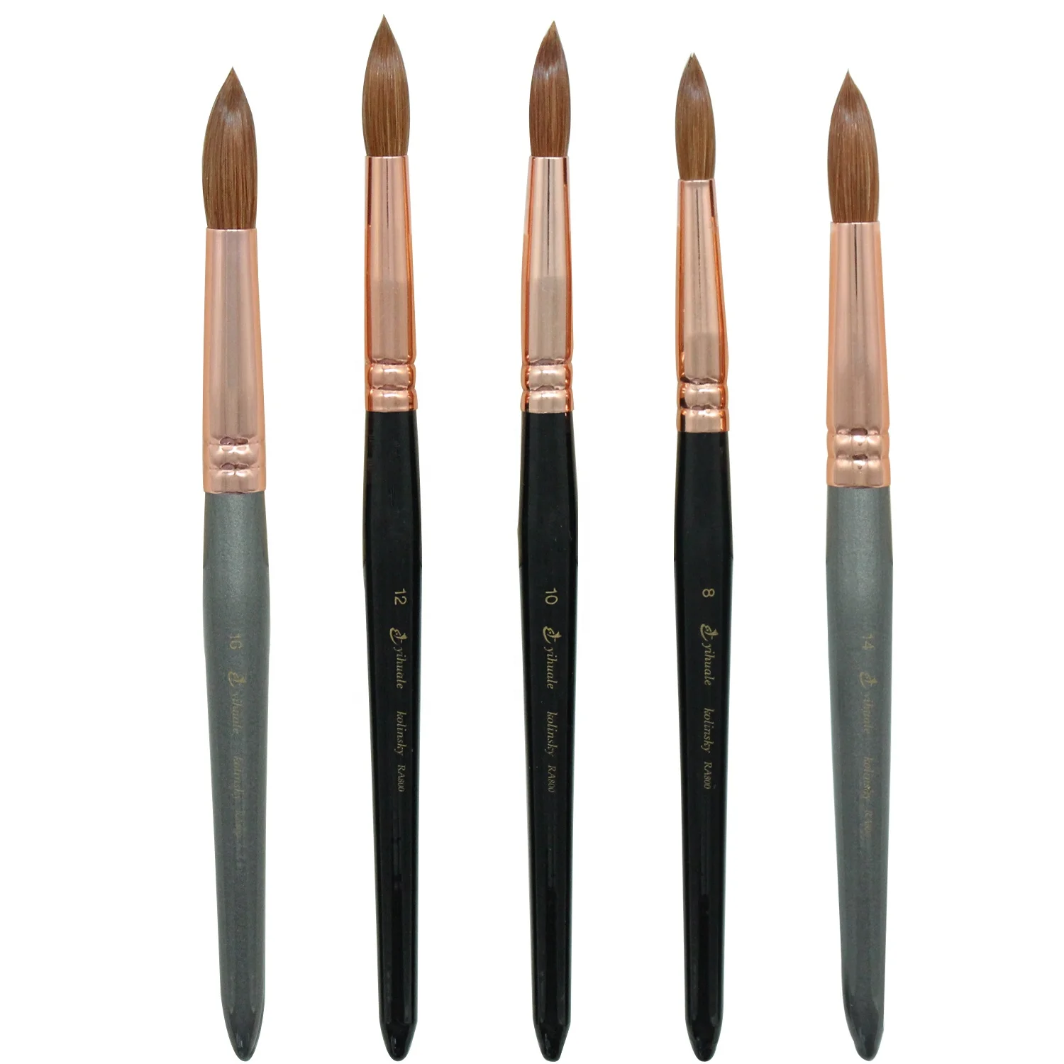 Yihuale New Nail Product 2021 Eval Acrylic Brush Kolinsky Nail Brush