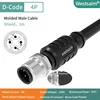 M12-D-4 male straight