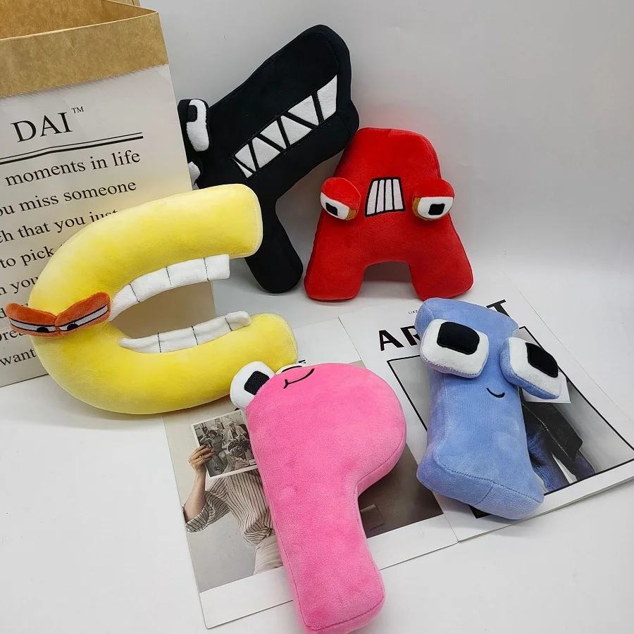 Alphabet Lore B Plushies Stuffed Animal Dolls, Funny Educational Letter Toys