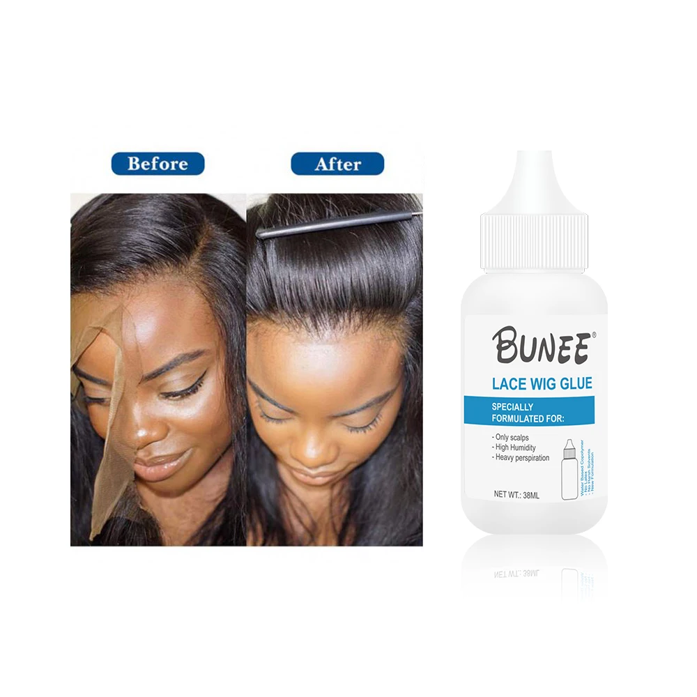 glue on lace front wig