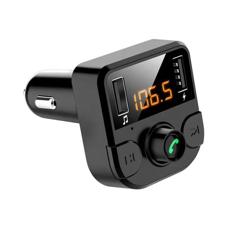 Blozend Industrialiseren Oefenen Car Charger Wireless Fm Transmitter Bt Audio Mp3 Usb Stick Player Tf Card  Car Kit Dual Usb Charger Fast Charging - Buy Wireless Handsfree Car Phone  Charger Car Mp3 Player Bt Car