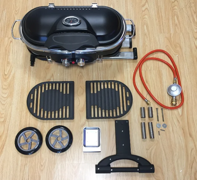 Multifunctional Camping Trolley Barbecue Grill Outdoor Portable