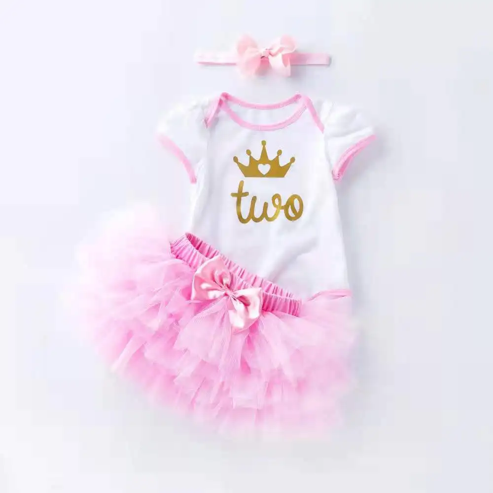 beautiful birthday dress for ladies Shop Rose Gold Baby Sequin Dress with tutu skirt main image 0