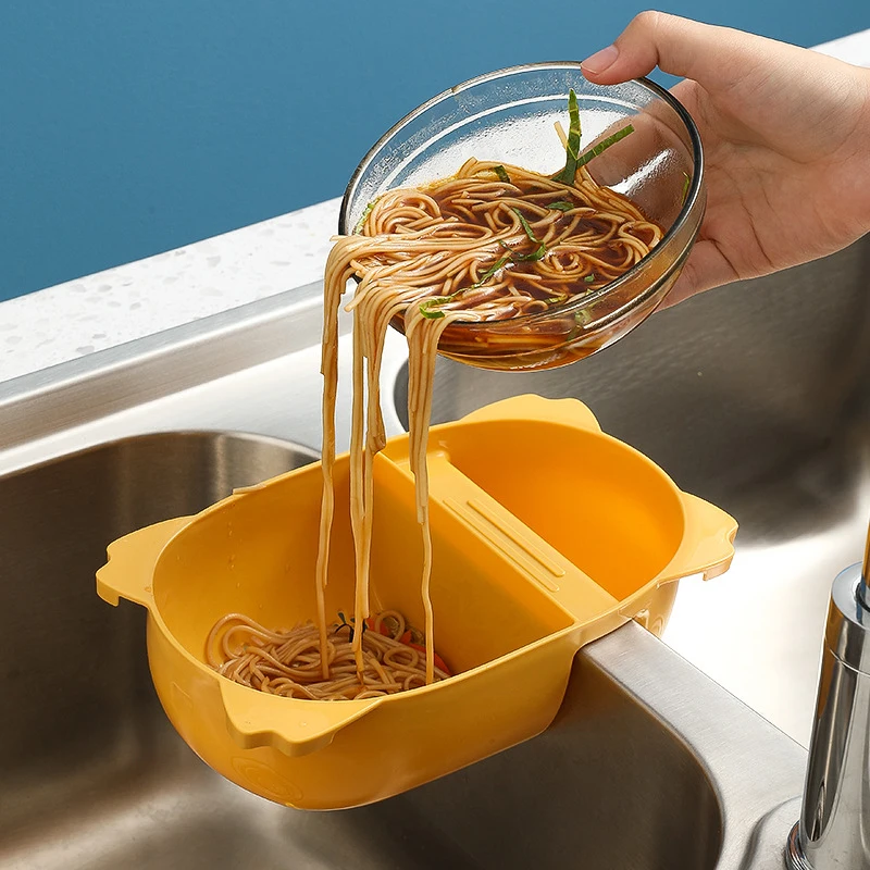 Kitchen Tool Storage Multifunction Food Waste Strainer Colander Bowl   Hda257160e83945e3b1dbdf0a7bc34f60N 