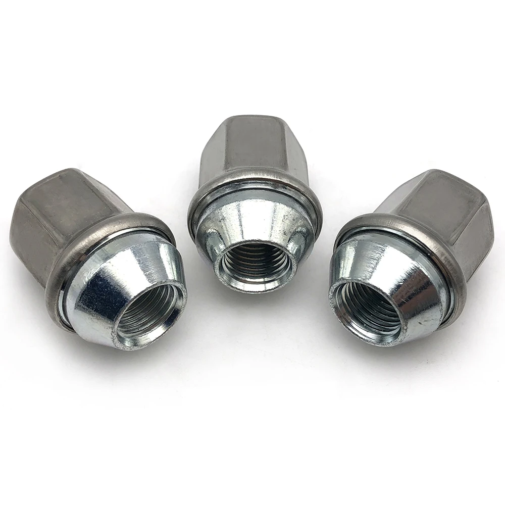 Black Color Wheel Open End Lug Nut on Wheel Spacers 30mm