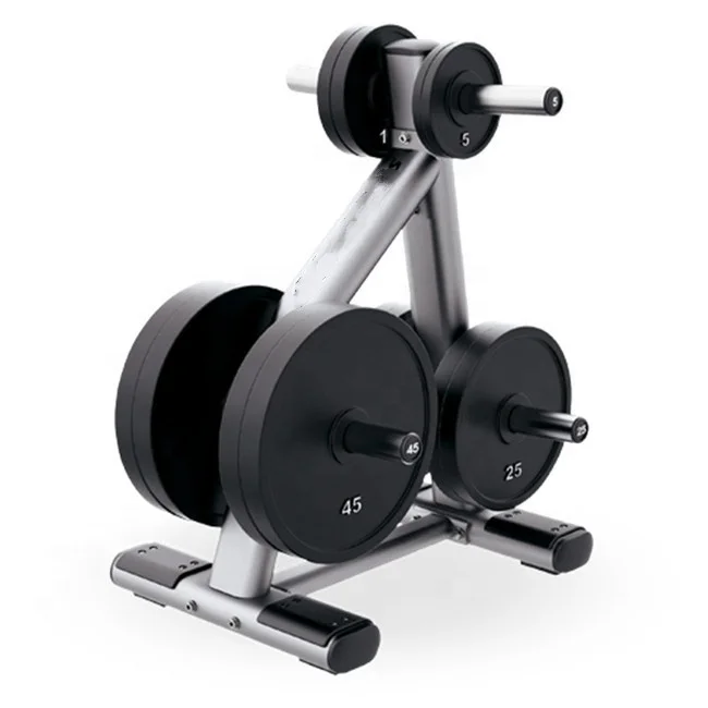 Multifunctional Metal Weight Plate Barbell Vertical Storage Rack