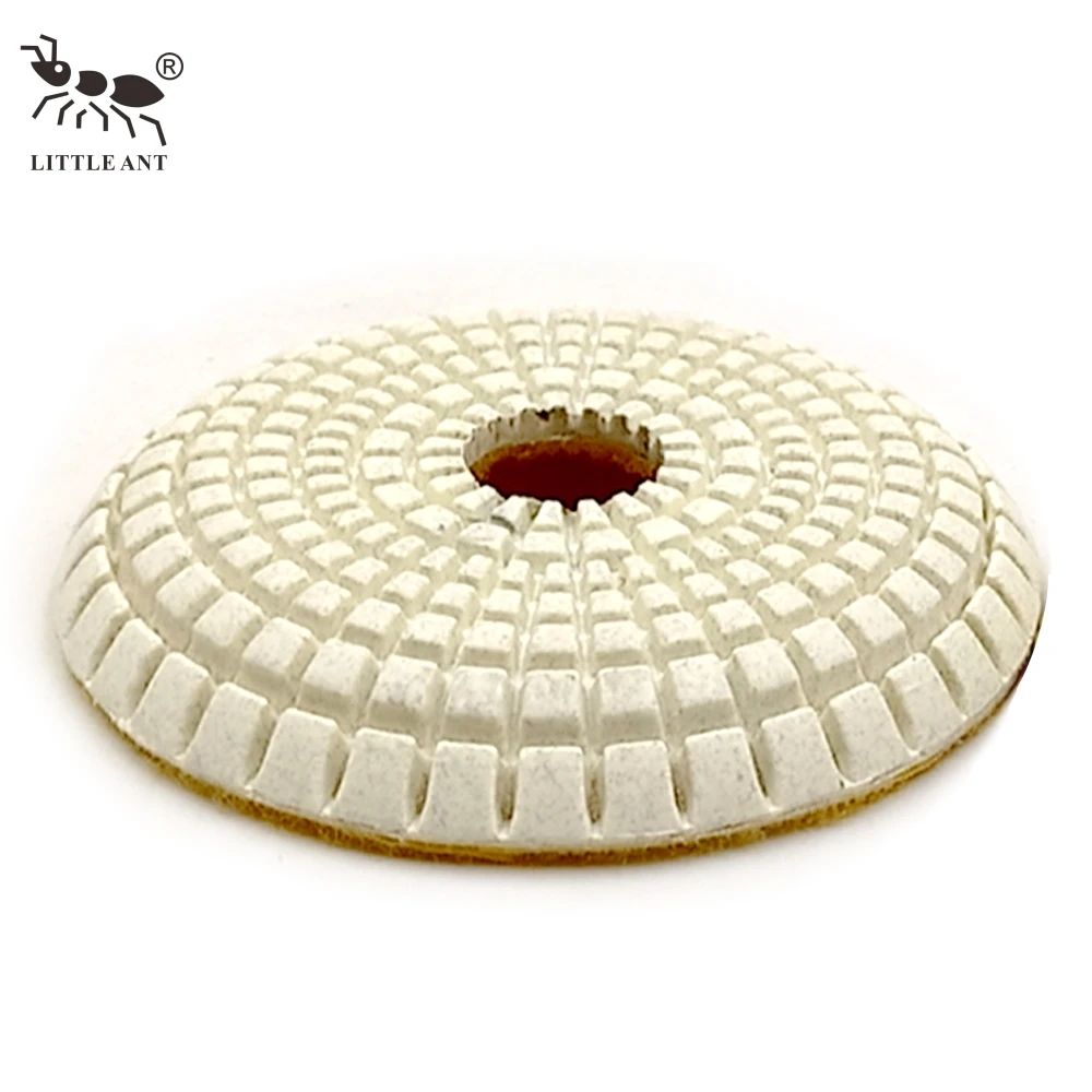 3-Inch 50 Grit Diamond Concave & Convex Polishing Pads – Wet Use For Tile, Stone, Marble, Granite & Glass (2-Pack)