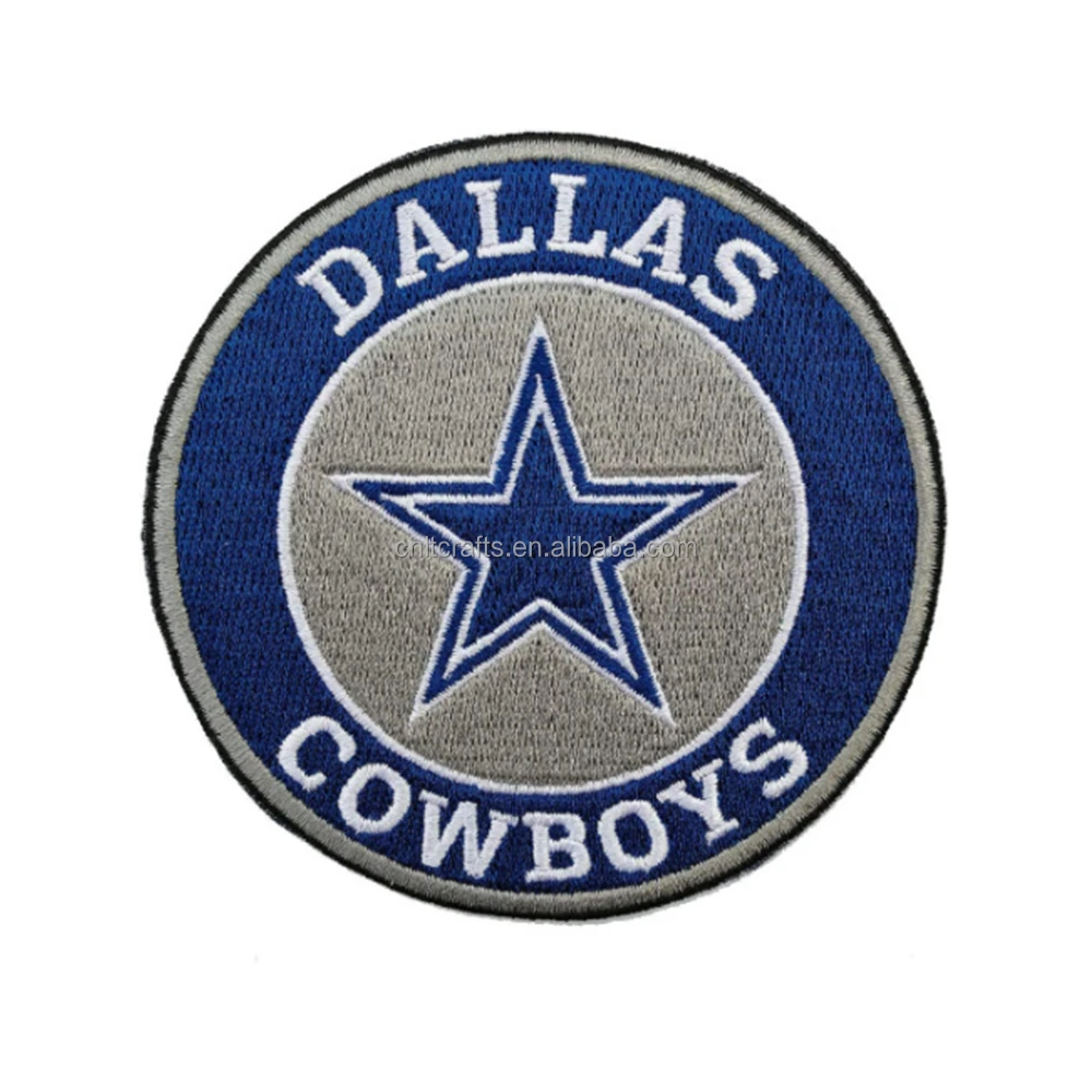 custom sports embroidered team logo cowboys