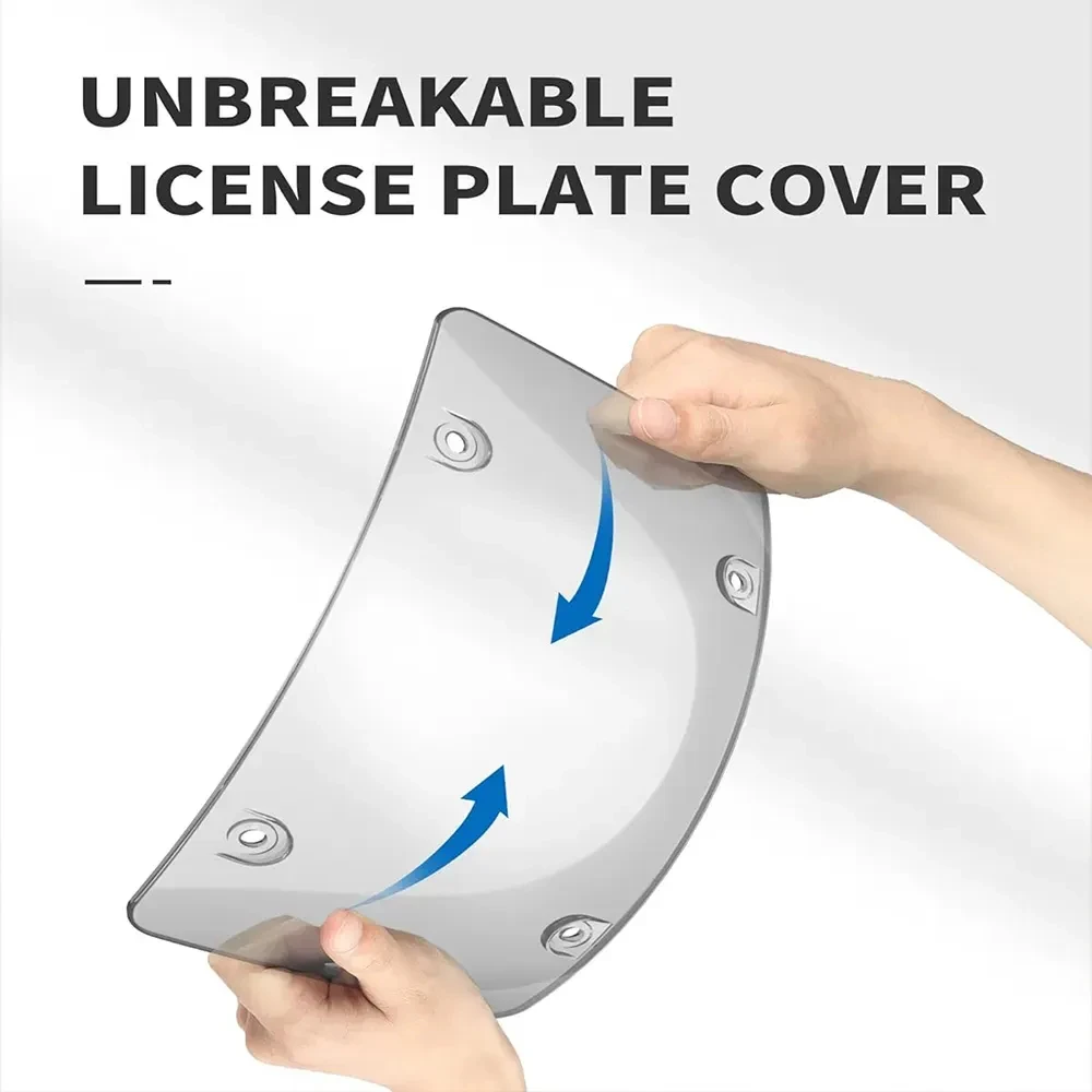 Custom Usa Black Car Silicone License Plate Frame details