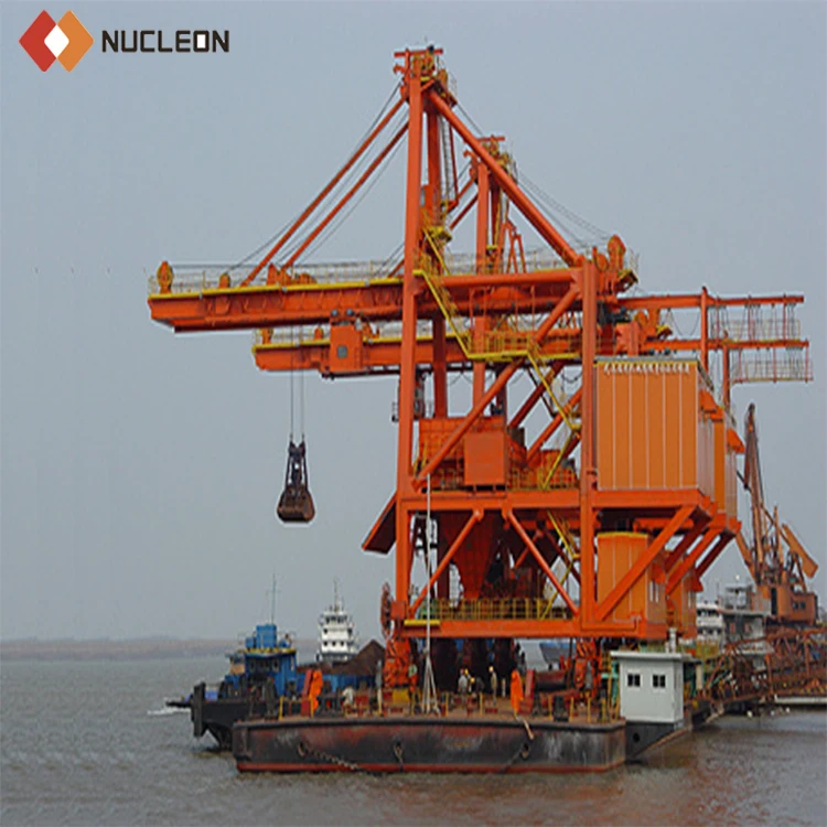 Grab Bucket Marine Ship Loader and Unloader  Crane