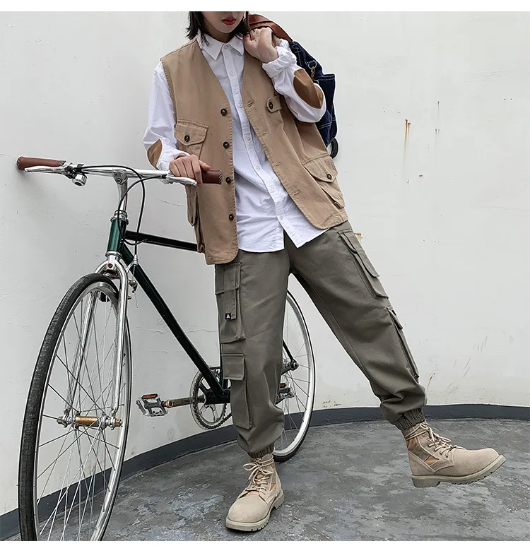 Pantalones De Terciopelo Para Hombre,Pantalón  Informal,Holgado,Retro,Versión Coreana,Con Bolsillos Grandes,Otoño E  Invierno,2022 - Buy Bolsillo Grande Pantalones,Hip Hop Pantalones,La Calle  De Product on Alibaba.com
