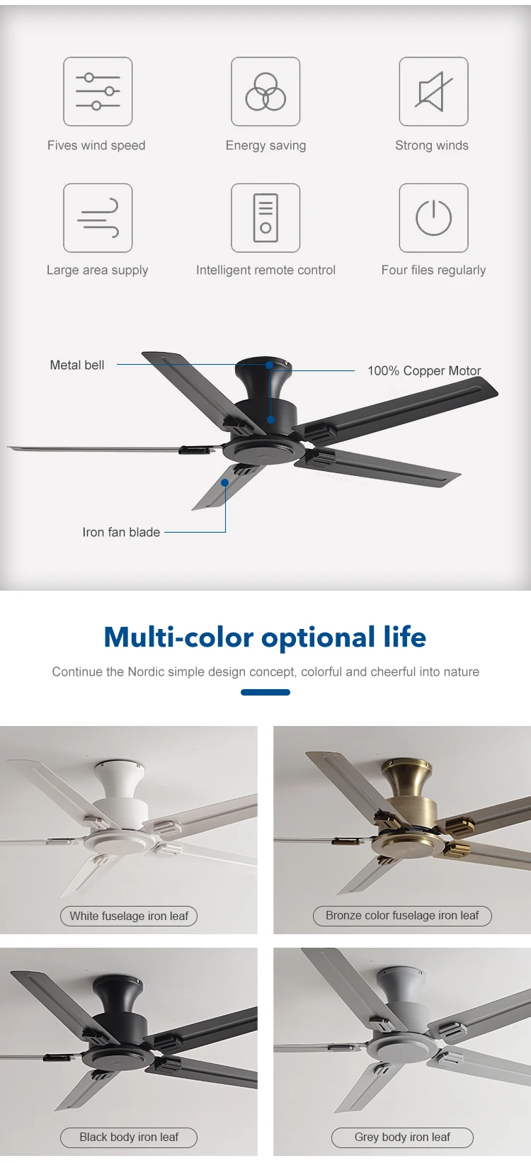 Ceiling Fan, 110-220V, 35 W - detail 8