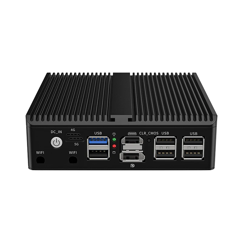 J6412 Industrial Box Computer - Fanless, Quad Core Intel Celeron