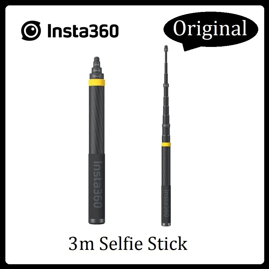 Wholesale Insta360 ONE X2 3M Carbon Fiber Extended Edition Invisible Stick Insta 360 Original Accessories For ONE R & ONE X From