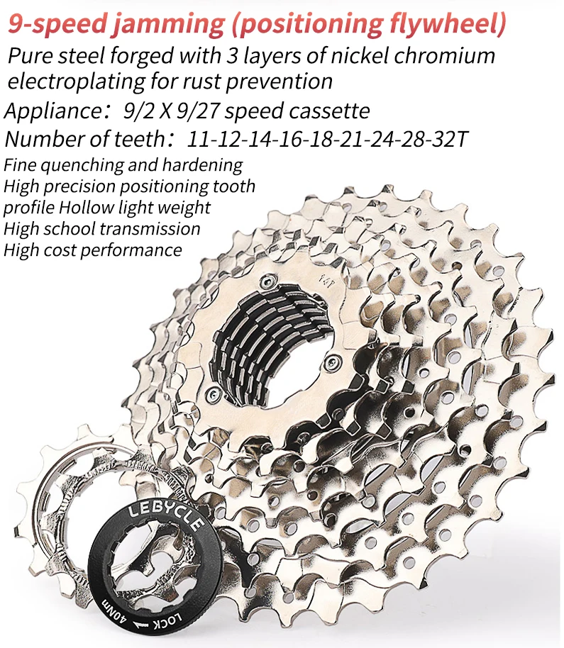 Lebycle Mtb 11 Speed Groupset Hg Standard Bicycle Shifter Rear