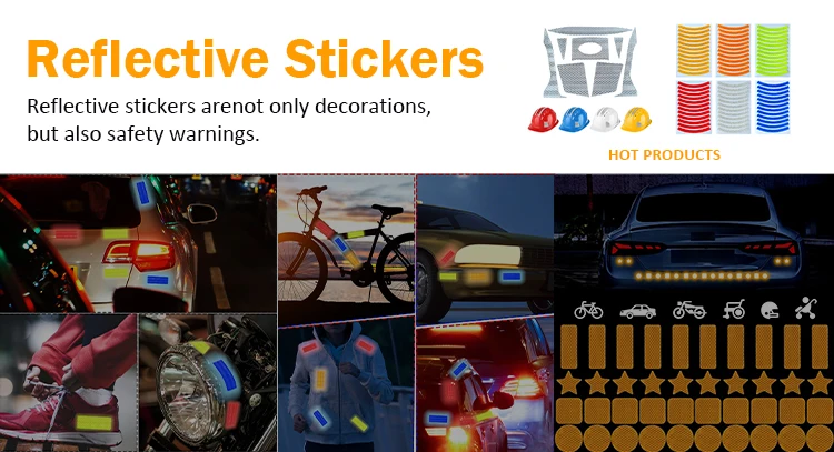 Custom Decal Car Bicycle Stickers - High Visibility Reflective
