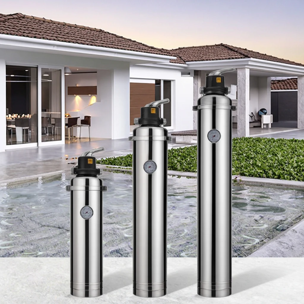 Manual Operation Water Softener, 1200L/H Resin Quartz Filter, for Middle East Hard Water