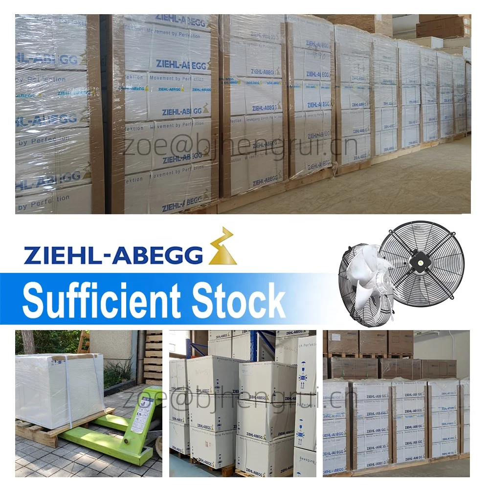 ZIEHL-ABEGG FN050-VDK.4I.V7P1 400V AC 1.45A 840W 1340RPM 500mm Precision Air Conditioner Axial Cooling Fan FN050-6EA.4F.V7P1