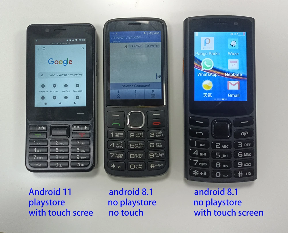 4G LTE Android System Keypad Phone with Button 2GB RAM and 16GB ROM for Facebook WhatsApp for Alibaba on GSM Networks